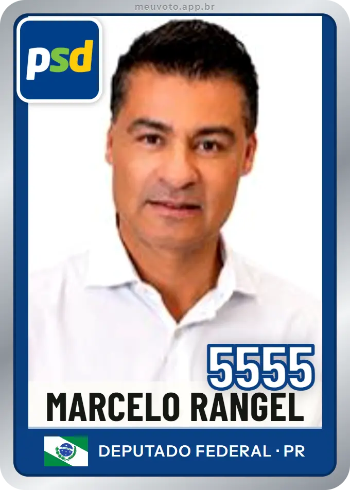 Carta de Marcelo Rangel, número 5555, PSD