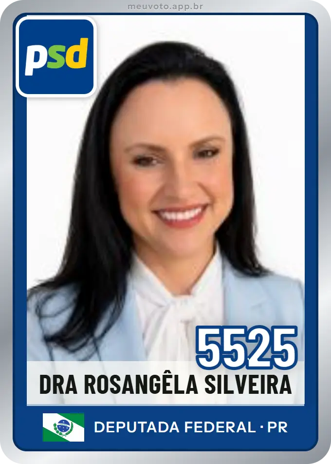 Carta de Dra Rosangêla Silveira, número 5525, PSD