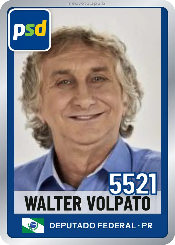 Carta de Walter Volpato, número 5521, PSD