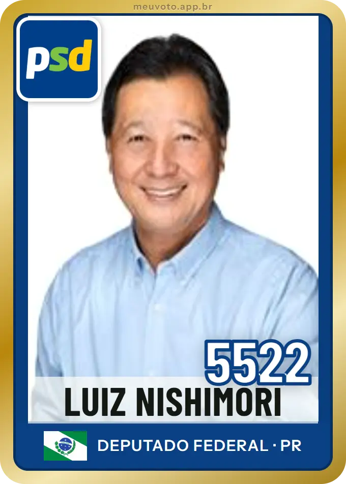 Carta de Luiz Nishimori, número 5522, PSD