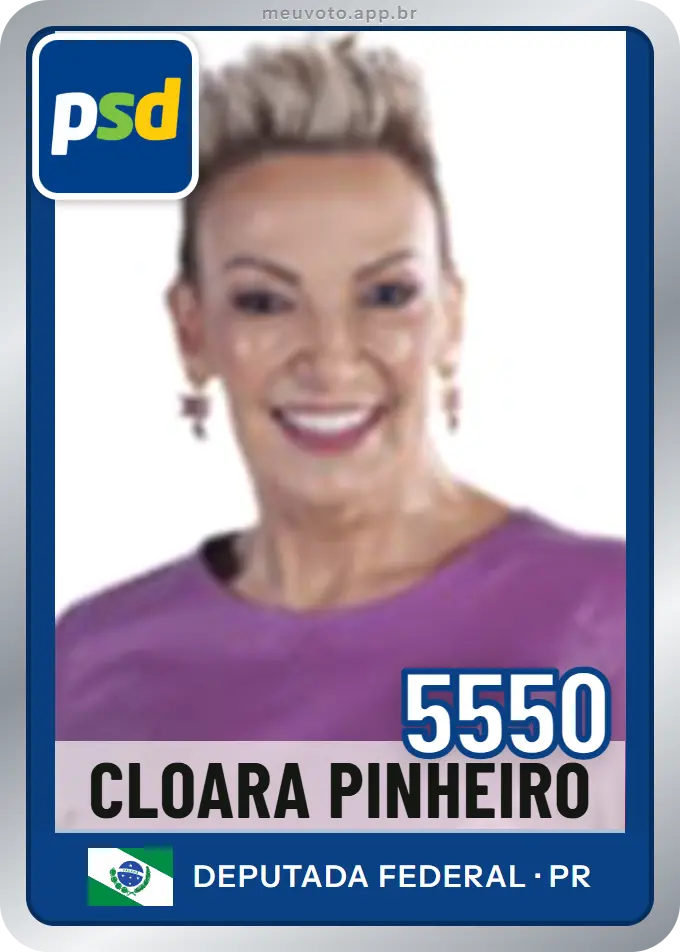 Carta de Cloara Pinheiro, número 5550, PSD