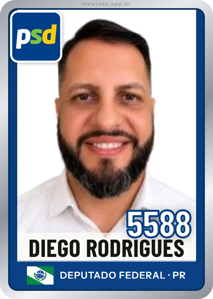 Carta de Diego Rodrigues, número 5588, PSD