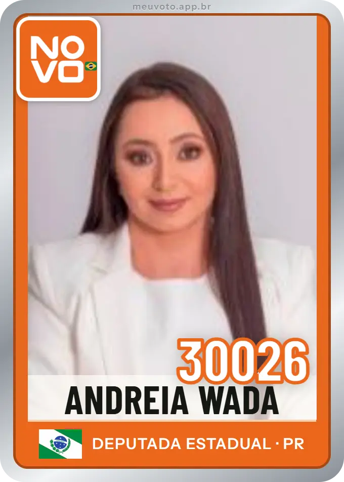 Carta de Andreia Wada, número 30026, Novo