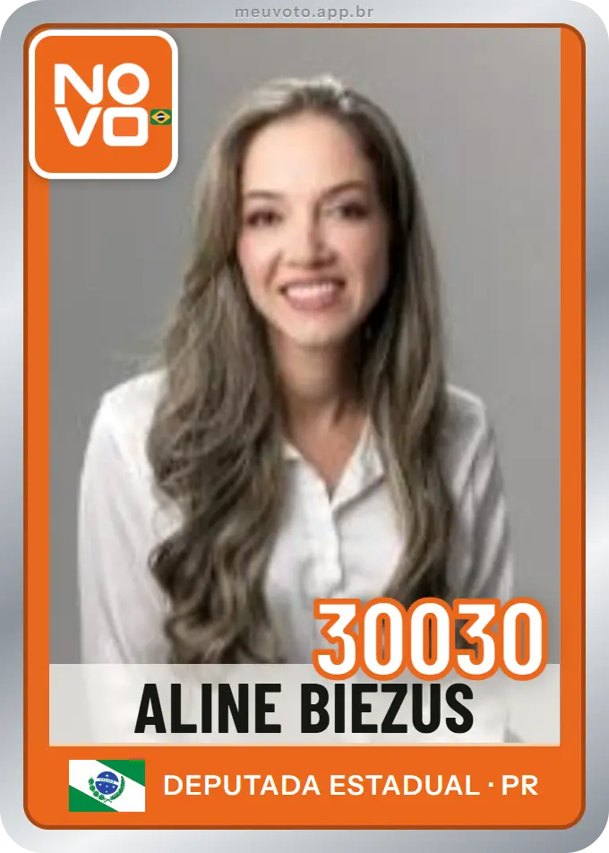 Carta de Aline Biezus, número 30030, Novo