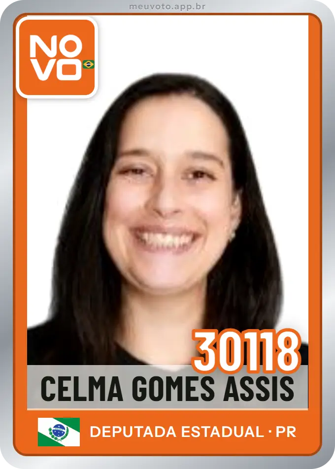 Carta de Celma Gomes Assis, número 30118, Novo