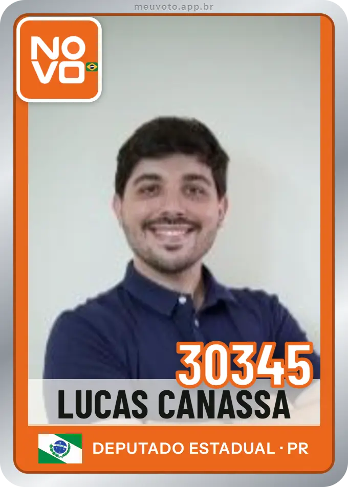 Carta de Lucas Canassa, número 30345, Novo