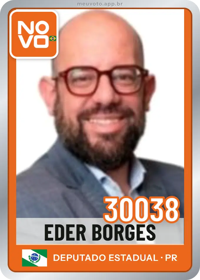 Carta de Eder Borges, número 30038, Novo
