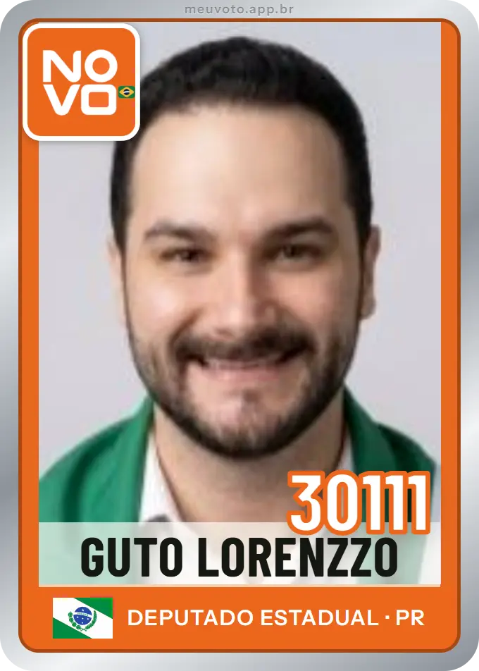 Carta de Guto Lorenzzo, número 30111, Novo