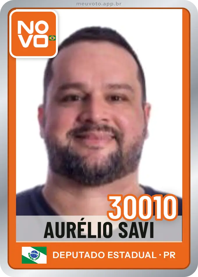 Carta de Aurélio Savi, número 30010, Novo