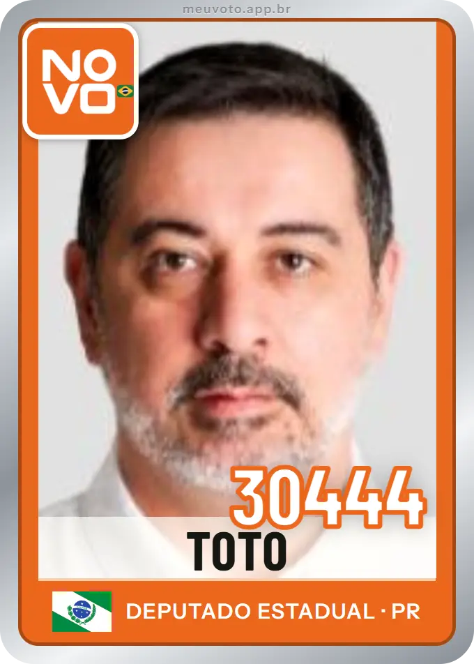 Carta de Toto, número 30444, Novo
