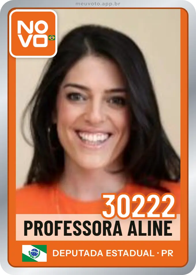 Carta de Professora Aline, número 30222, Novo