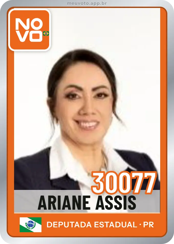 Carta de Ariane Assis, número 30077, Novo