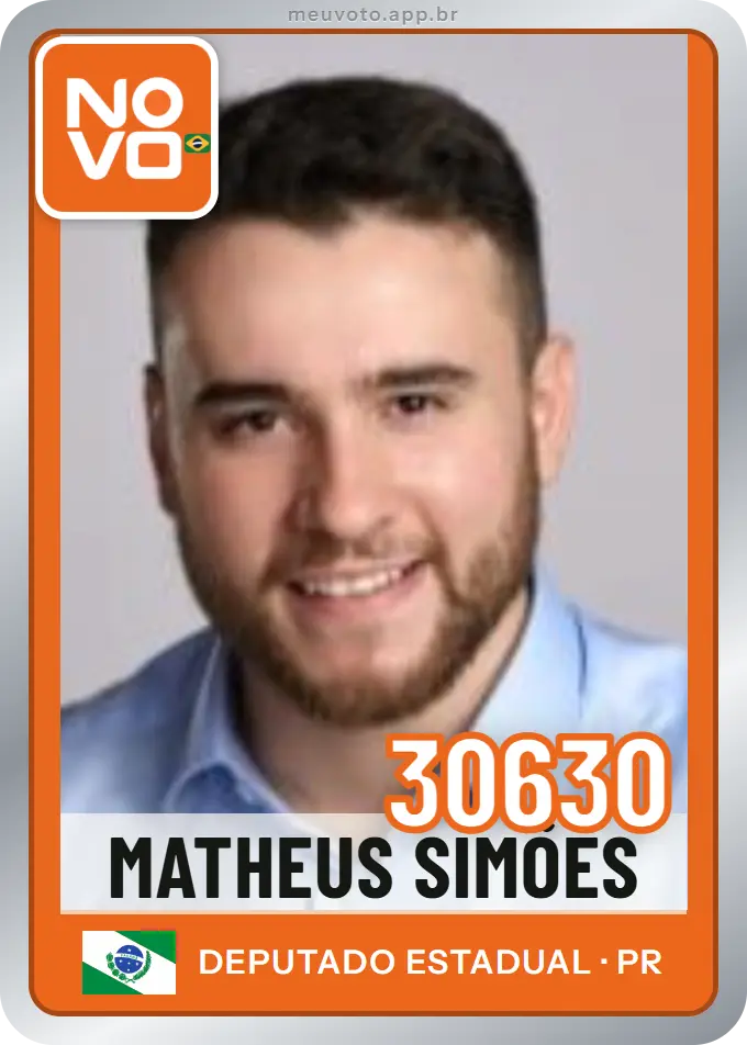 Carta de Matheus Simões, número 30630, Novo