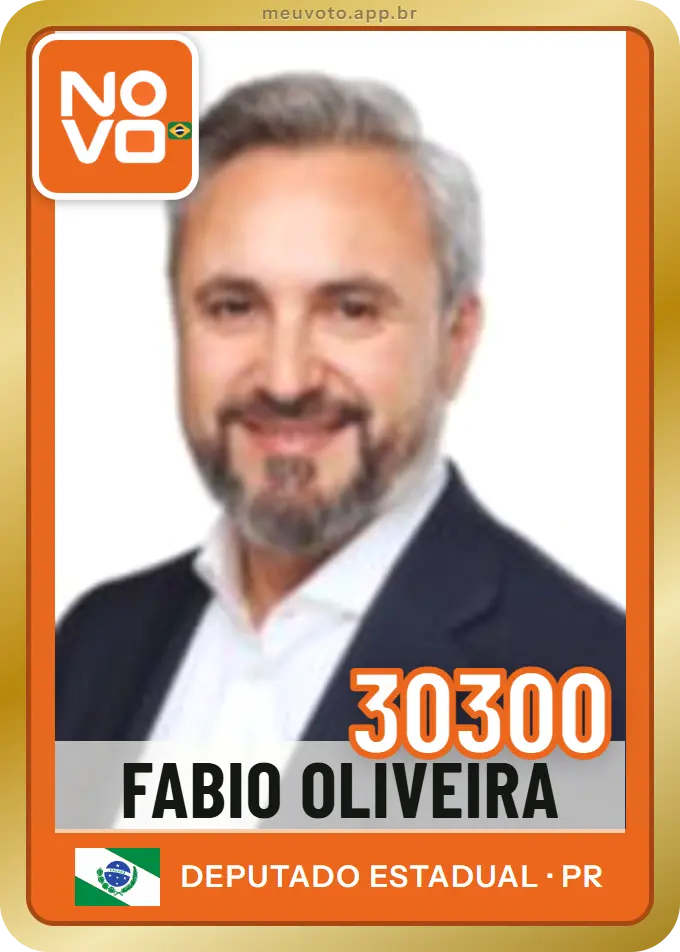 Carta de Fabio Oliveira, número 30300, Novo