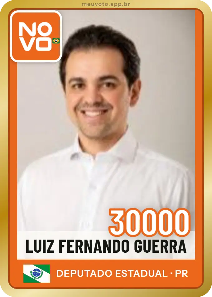 Carta de Luiz Fernando Guerra, número 30000, Novo