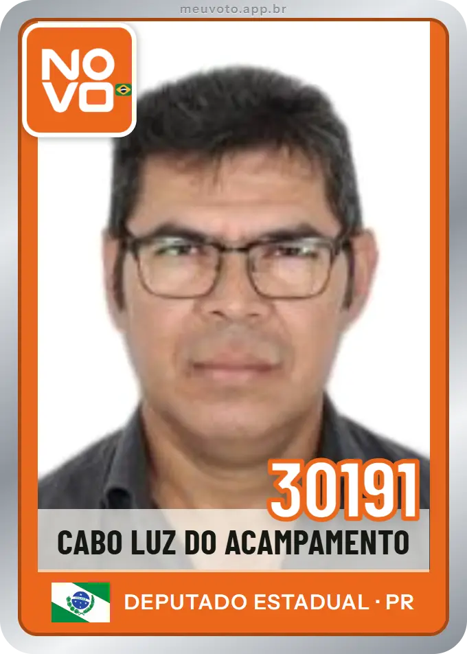 Carta de Cabo Luz do Acampamento, número 30191, Novo