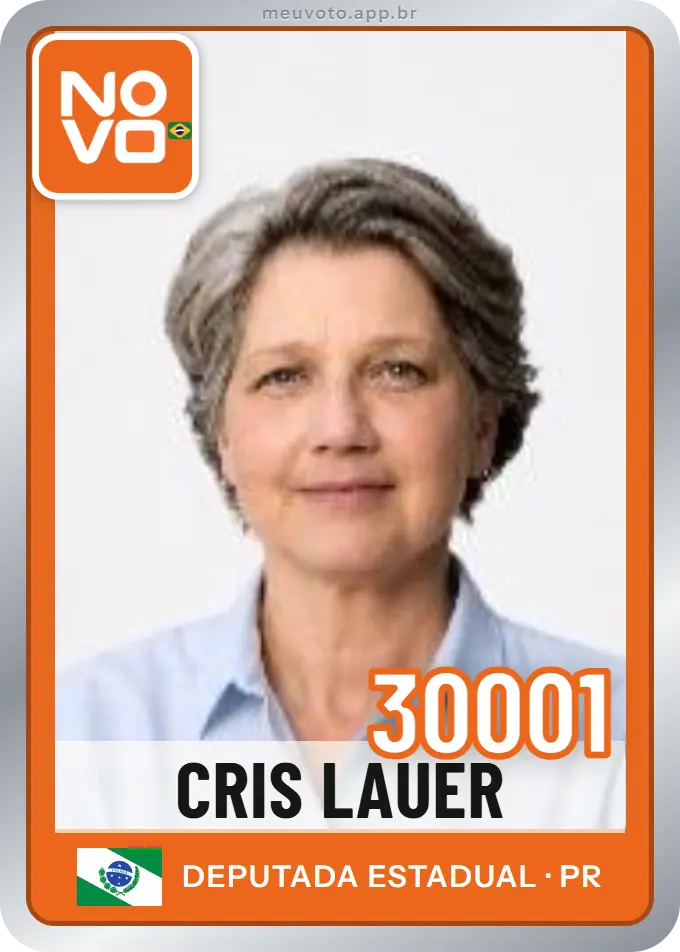 Carta de Cris Lauer, número 30001, Novo