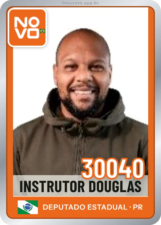 Carta de Instrutor Douglas, número 30040, Novo