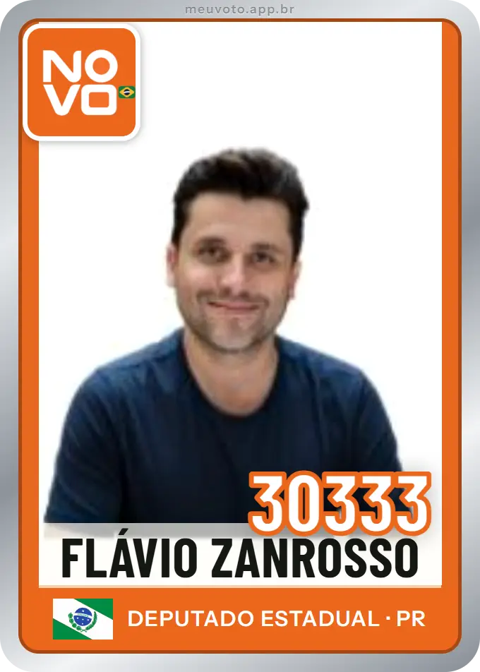 Carta de Flávio Zanrosso, número 30333, Novo