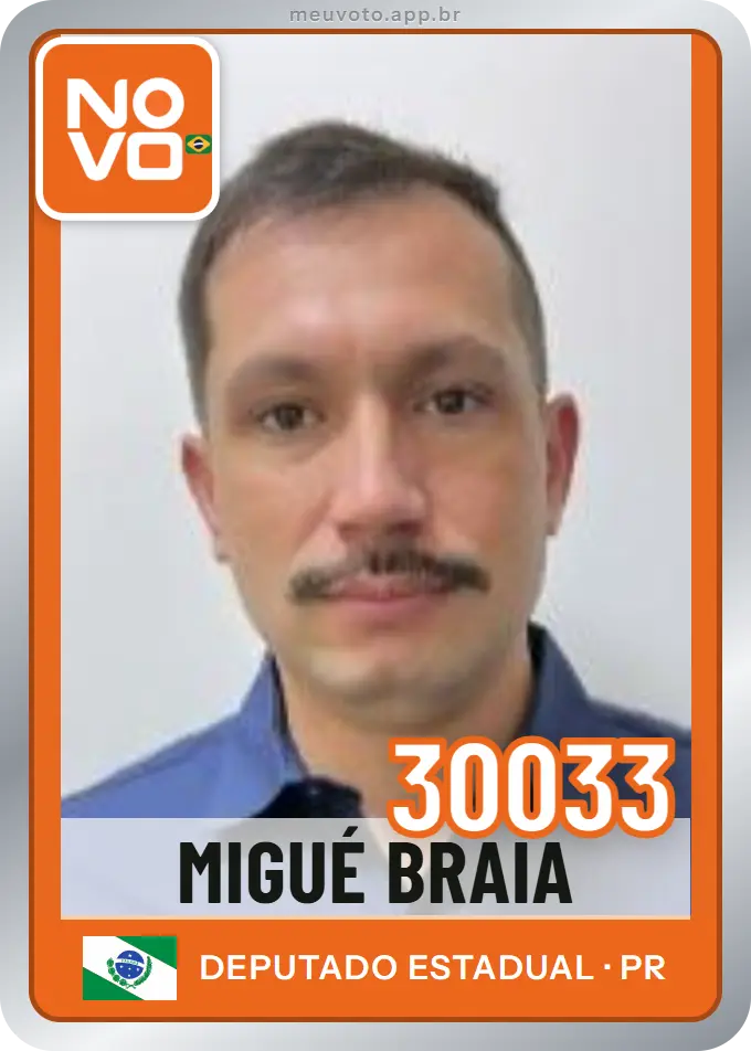 Carta de Migué Braia, número 30033, Novo