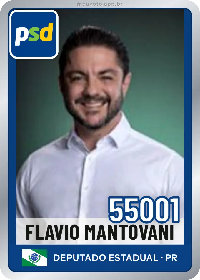 Carta de Flavio Mantovani, número 55001, PSD