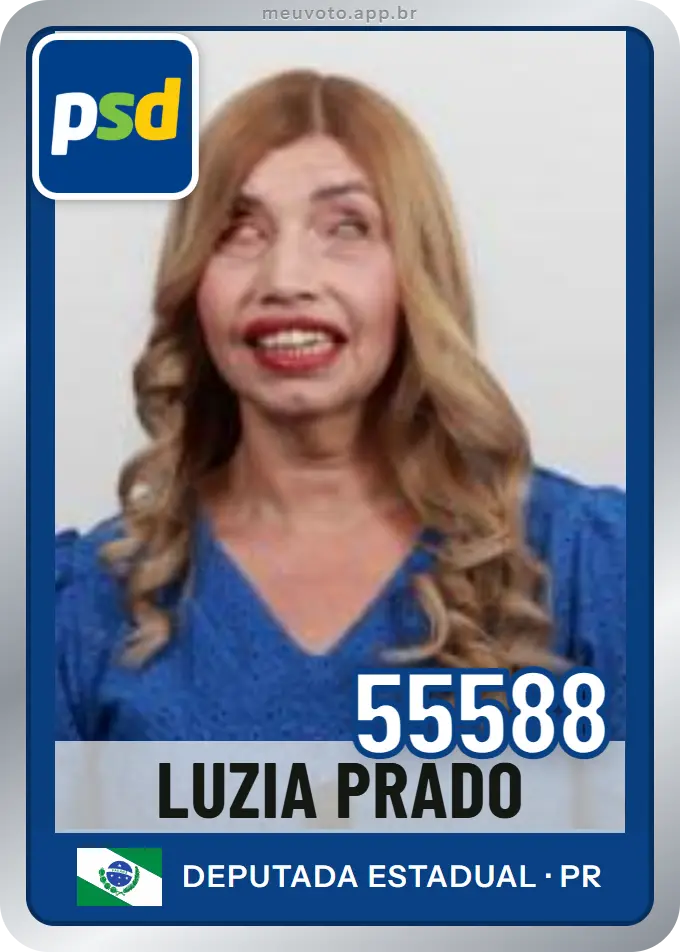 Carta de Luzia Prado, número 55588, PSD
