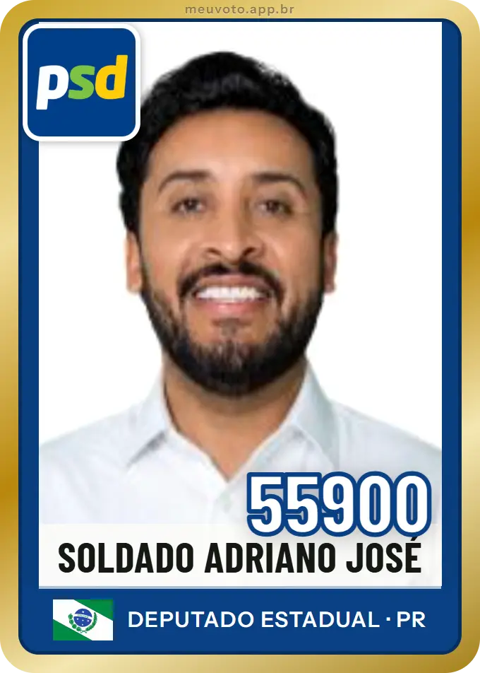 Carta de Soldado Adriano José, número 55900, PSD