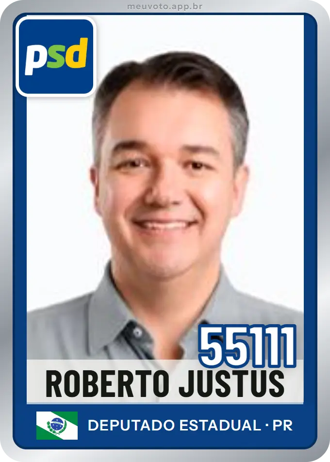 Carta de Roberto Justus, número 55111, PSD