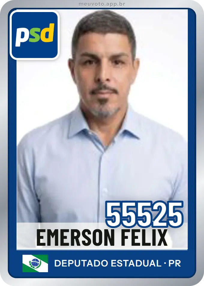Carta de Emerson Felix, número 55525, PSD