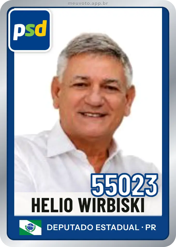 Carta de Helio Wirbiski, número 55023, PSD