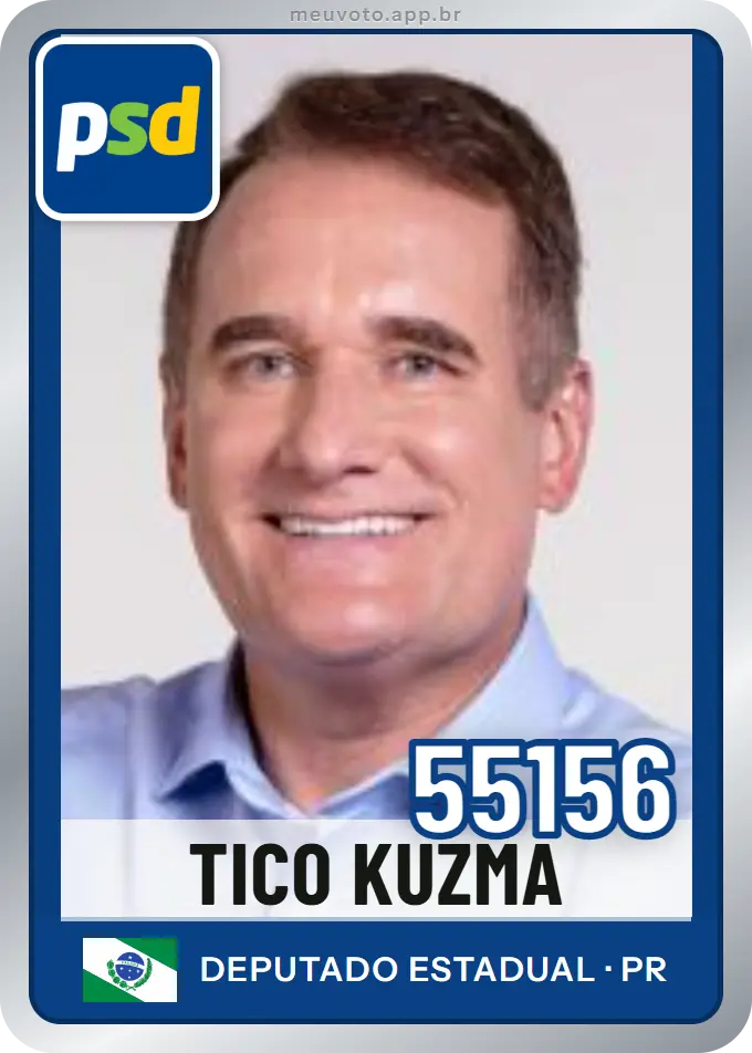 Carta de Tico Kuzma, número 55156, PSD