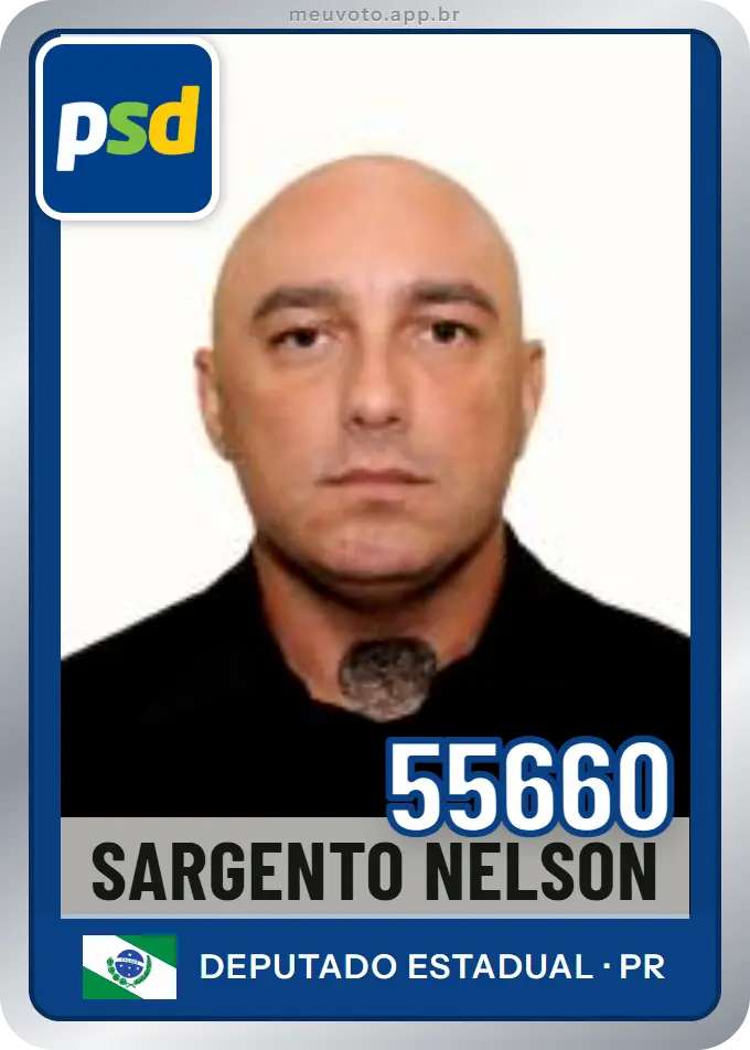 Carta de Sargento Nelson, número 55660, PSD