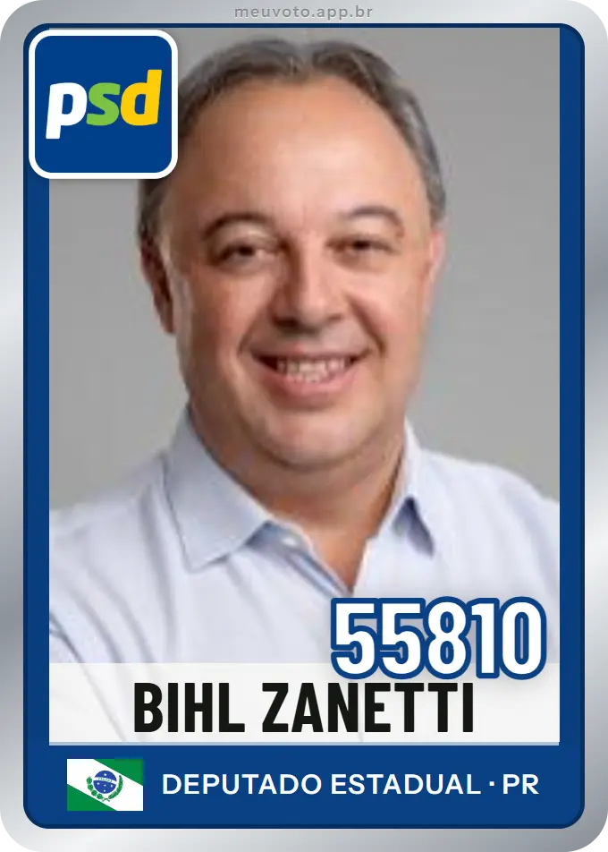 Carta de Bihl Zanetti, número 55810, PSD