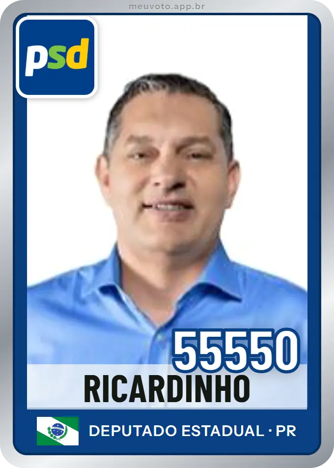 Carta de Ricardinho, número 55550, PSD