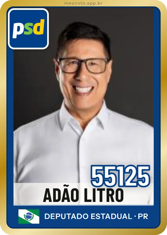 Carta de Adão Litro, número 55125, PSD