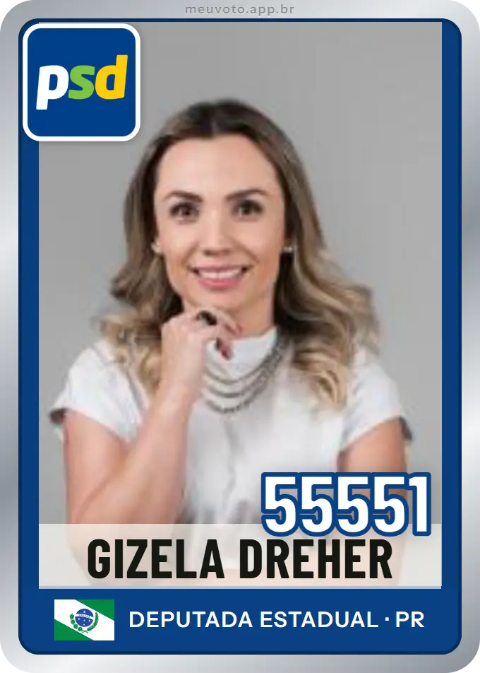 Carta de Gizela Dreher, número 55551, PSD