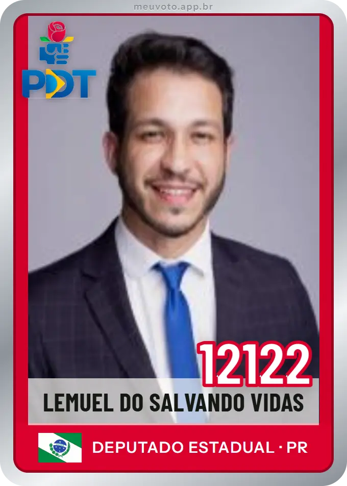 Carta de Lemuel do Salvando Vidas, número 12122, PDT