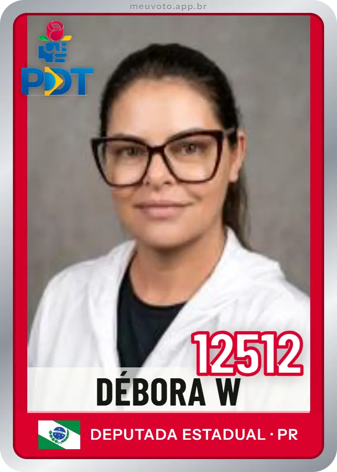 Carta de Débora W, número 12512, PDT