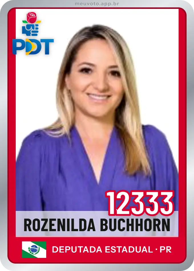 Carta de Rozenilda Buchhorn, número 12333, PDT