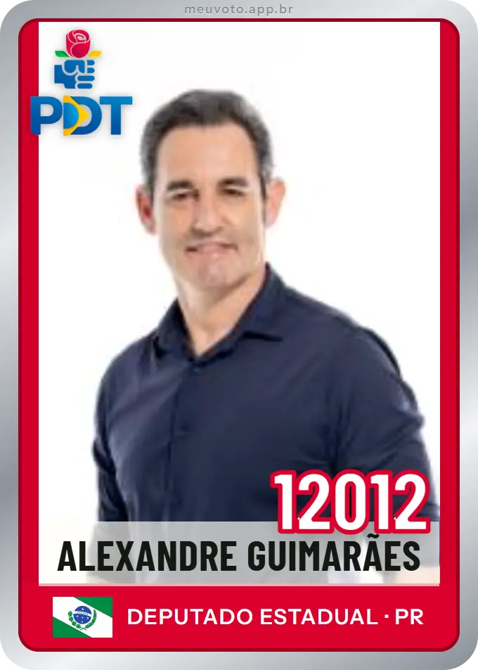 Carta de Alexandre Guimarães, número 12012, PDT