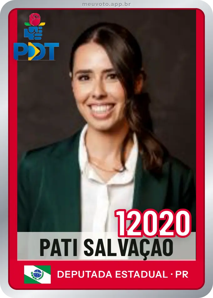 Carta de Pati Salvação, número 12020, PDT
