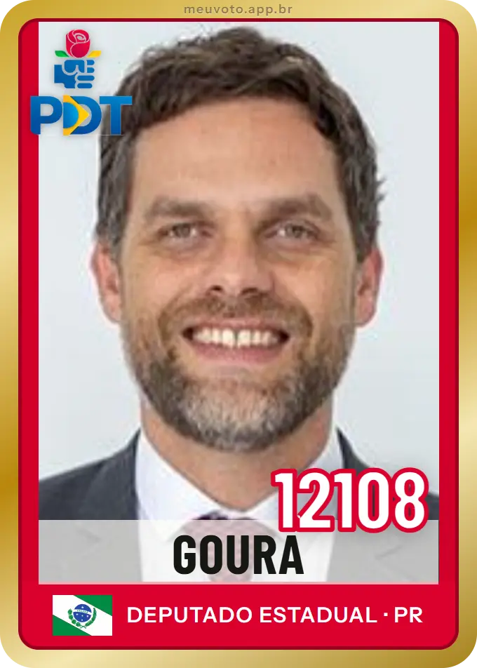 Carta de Goura, número 12108, PDT