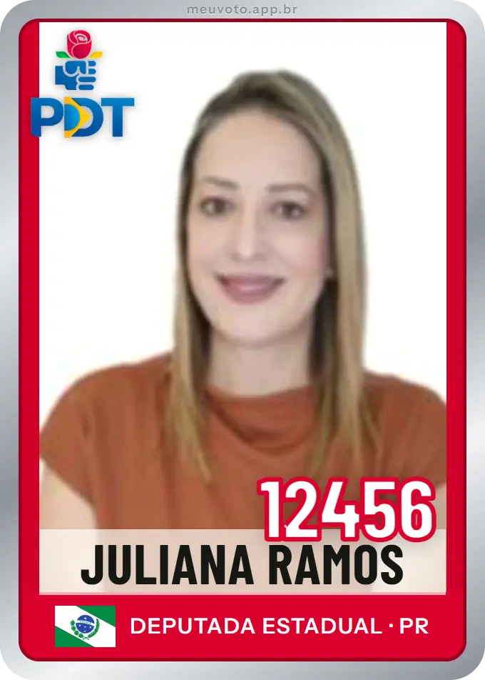 Carta de Juliana Ramos, número 12456, PDT