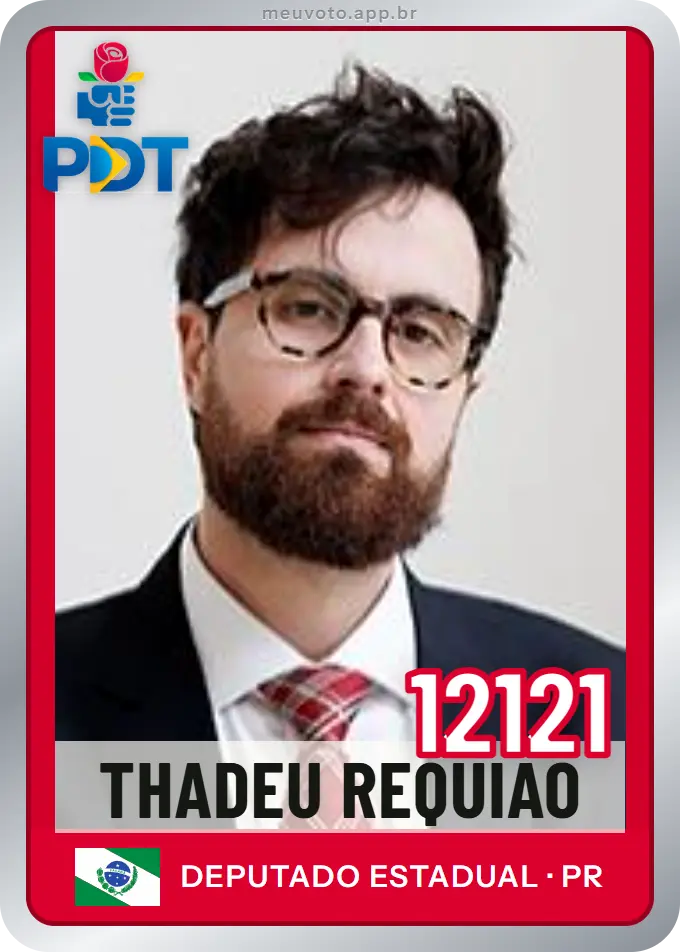 Carta de Thadeu Requião, número 12121, PDT