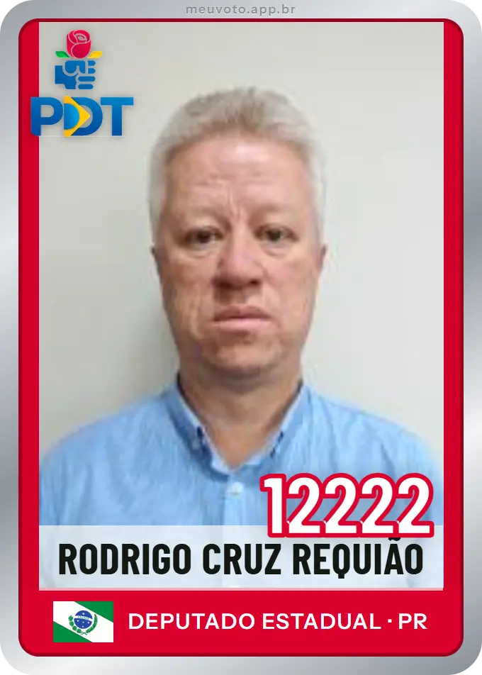 Carta de Rodrigo Cruz Requião, número 12222, PDT