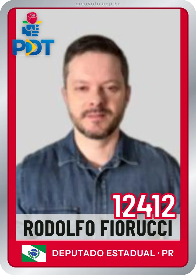 Carta de Rodolfo Fiorucci, número 12412, PDT