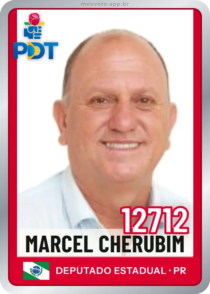 Carta de Marcel Cherubim, número 12712, PDT