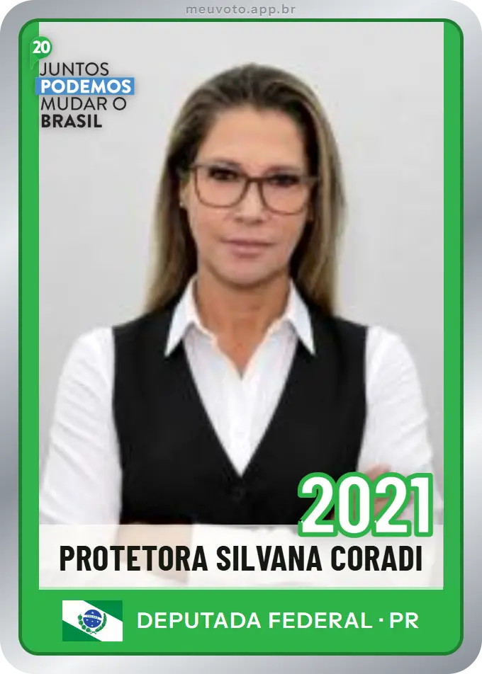 Carta de Protetora Silvana Coradi, número 2021, Podemos