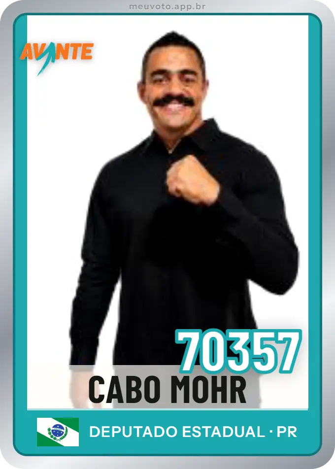 Carta de Cabo Mohr, número 70357, Avante