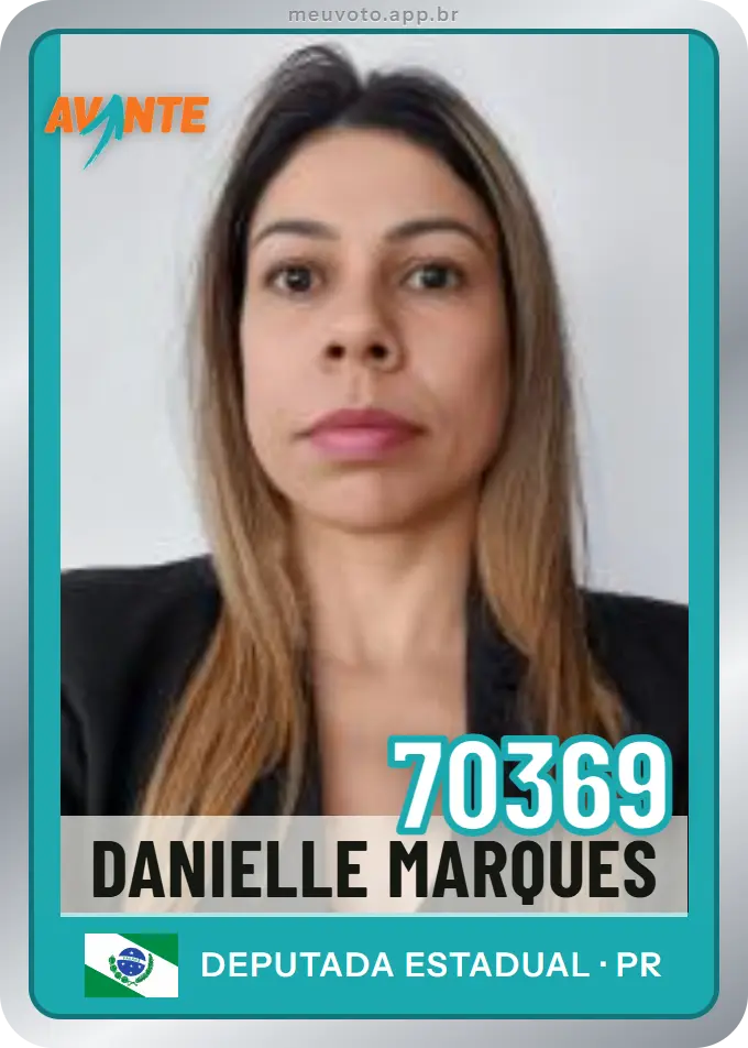 Carta de Danielle Marques, número 70369, Avante